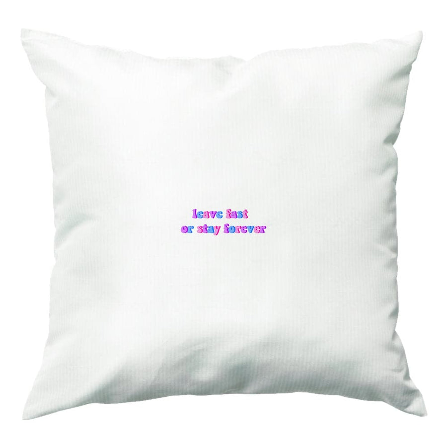 Leave Fast Or Stay Forever - Sam Fender Cushion