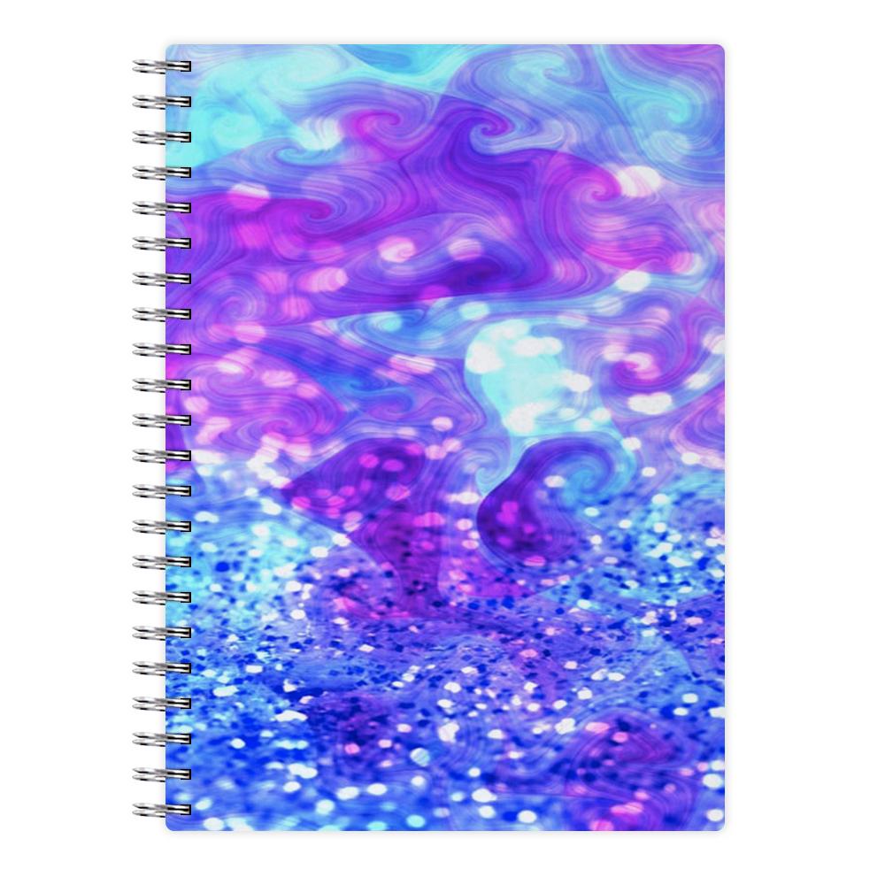 Glitter Swirl, Tumblr Stlye Notebook - Fun Cases