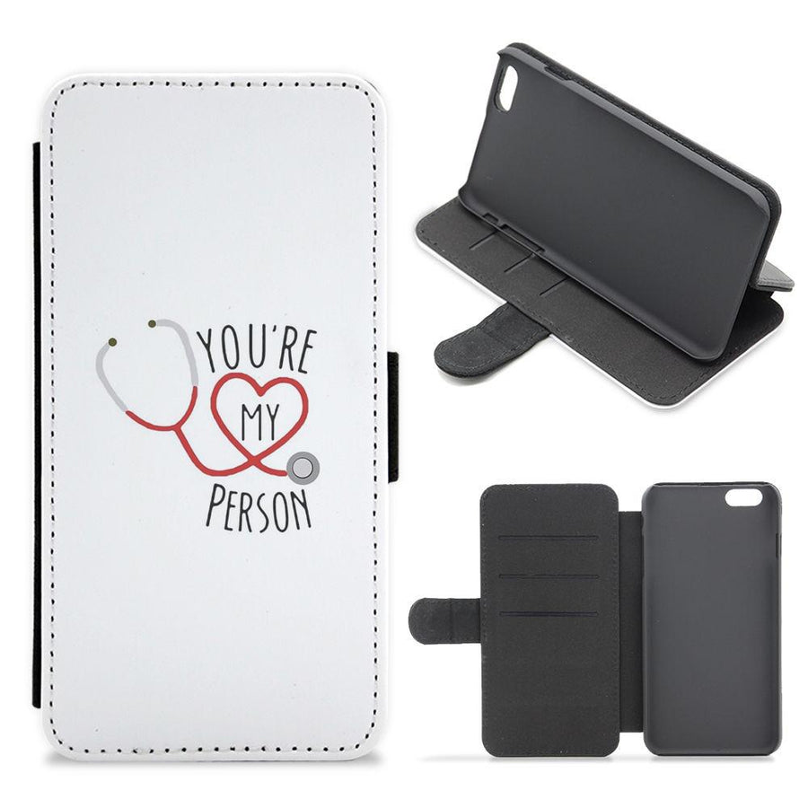 You're My Person - Grey's Anatomy Flip / Wallet Phone Case