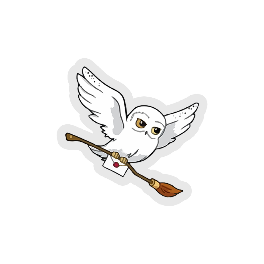 Messenger Owl Hedwig - Harry Potter Sticker