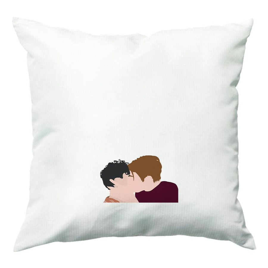 Nick And Charlie Kissing - Heartstopper Cushion