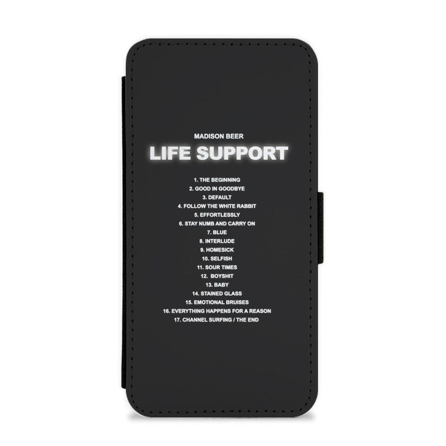 Life Support Playlist - Maddison Beer Flip / Wallet Phone Case