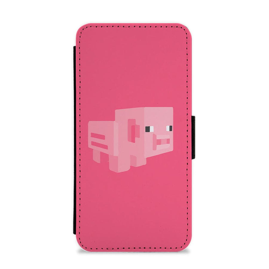 Minecraft Pig Flip / Wallet Phone Case