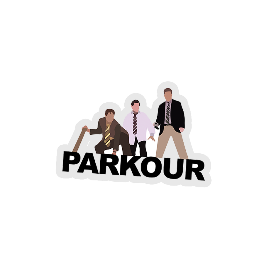 Parkour - The Office Sticker