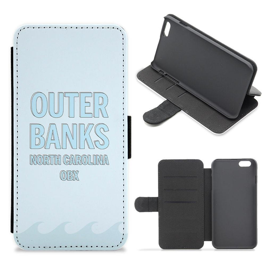 OBX North Carolina - Outer Banks Flip / Wallet Phone Case