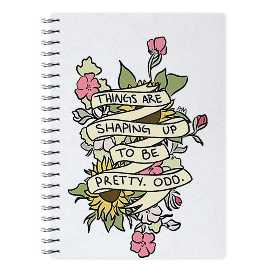 Things are Shaping up to be Pretty Odd Notebook - Fun Cases