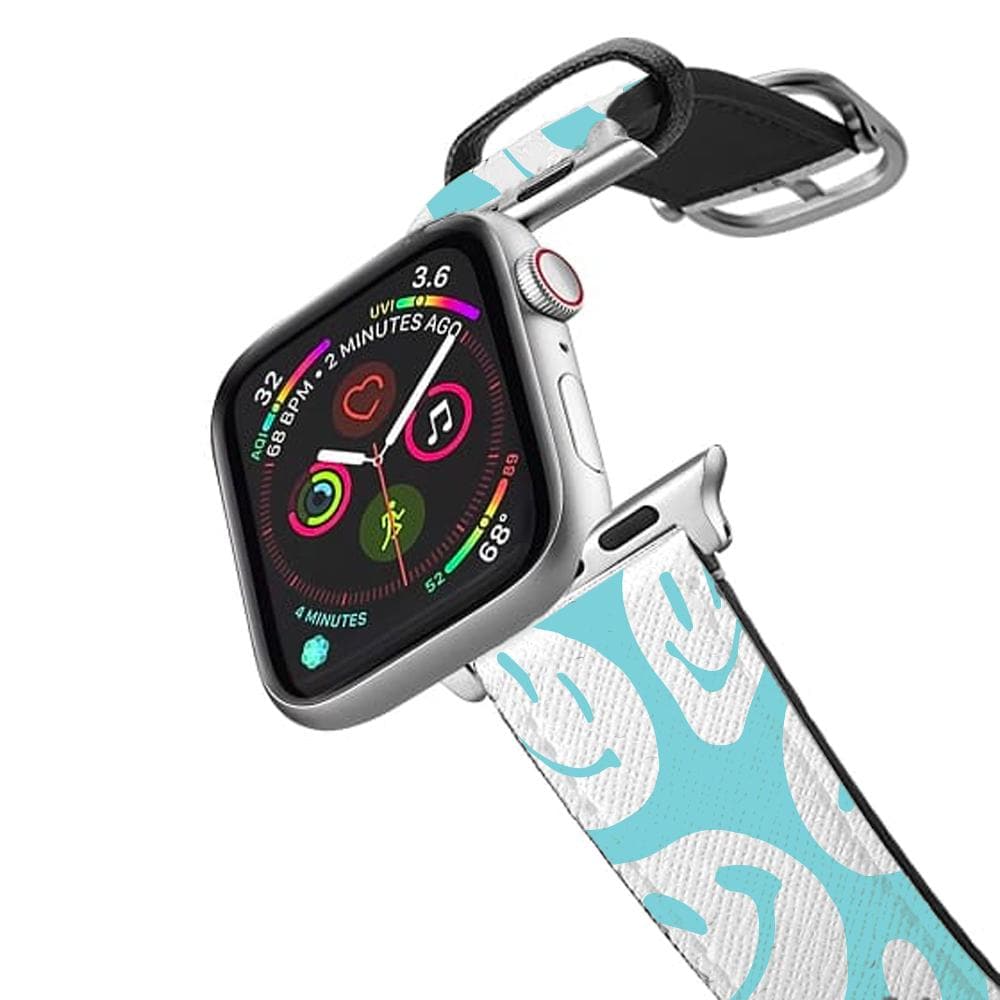 Trippn Smiley - Blue Apple Watch Strap