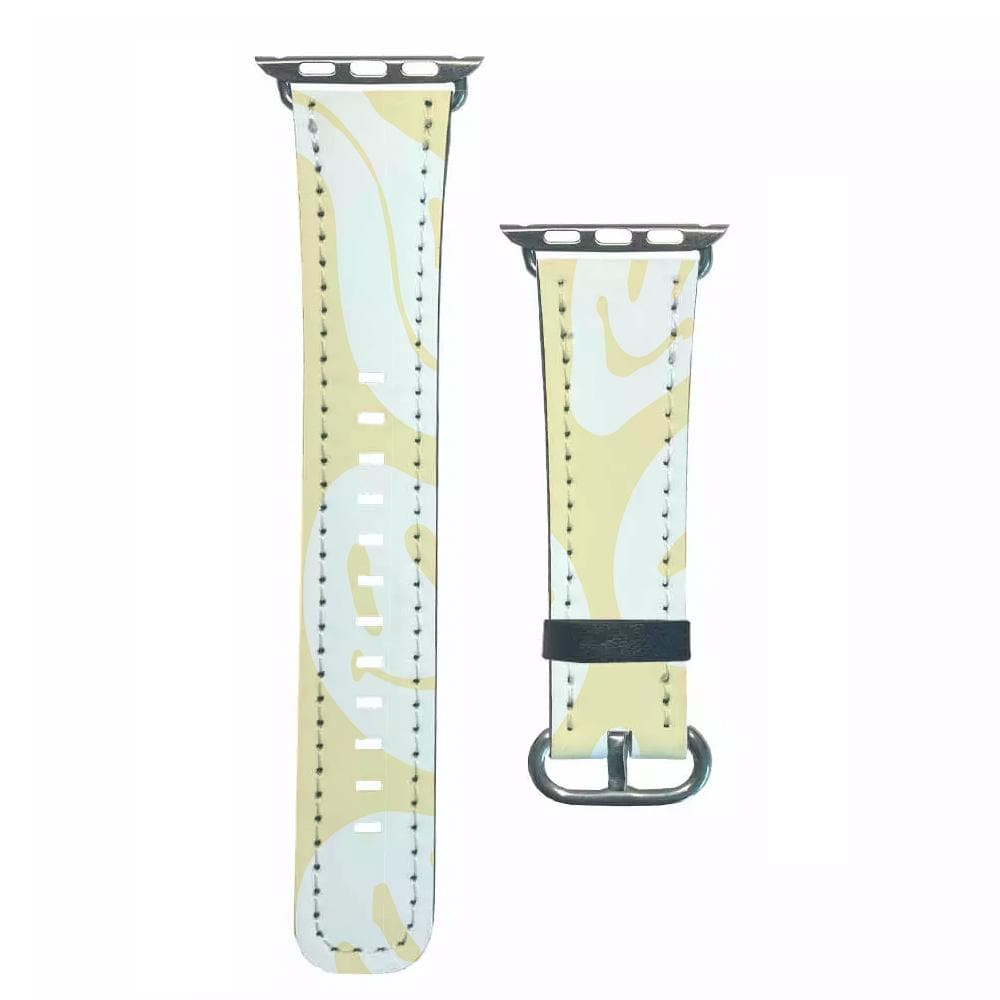 Trippn Smiley - Yellow Apple Watch Strap