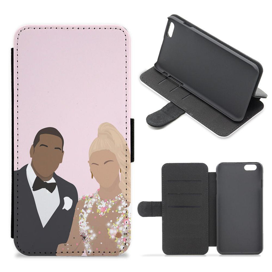 Beyonce and Jay-Z - Power Couples Flip / Wallet Phone Case