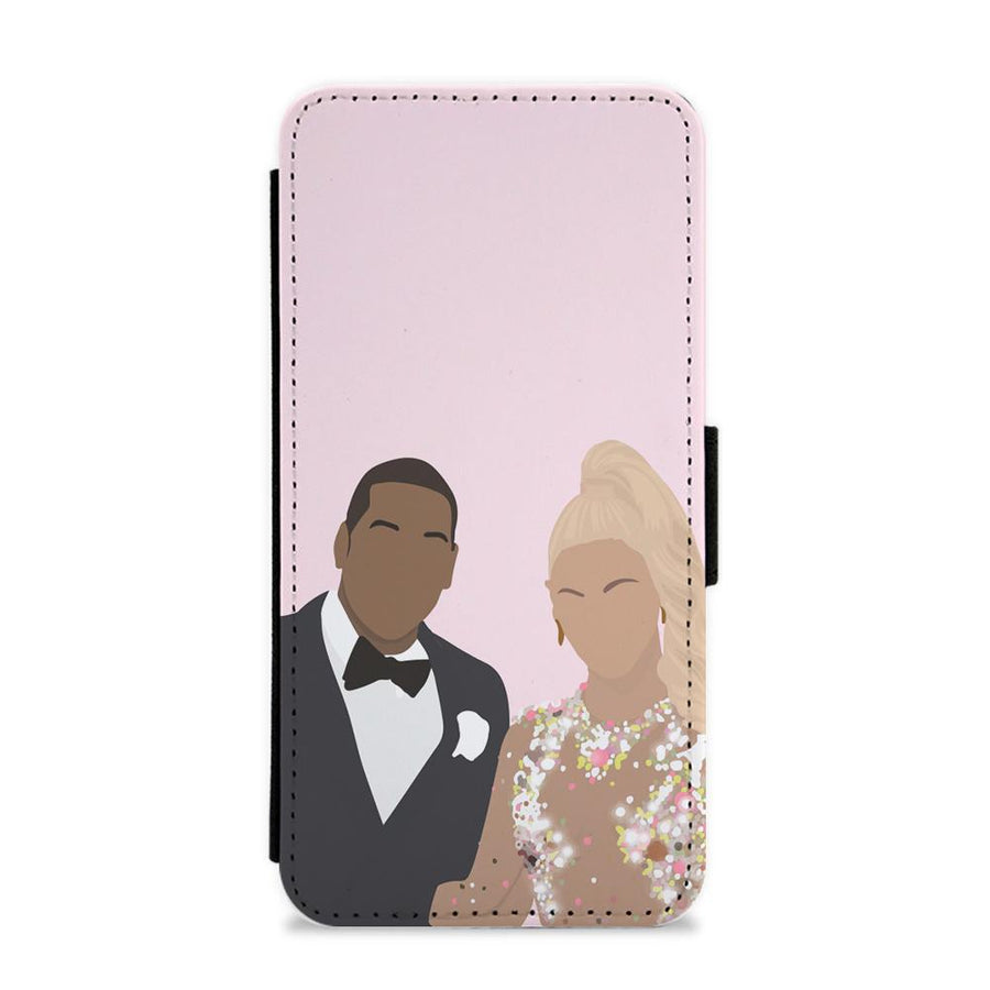 Beyonce and Jay-Z - Power Couples Flip / Wallet Phone Case