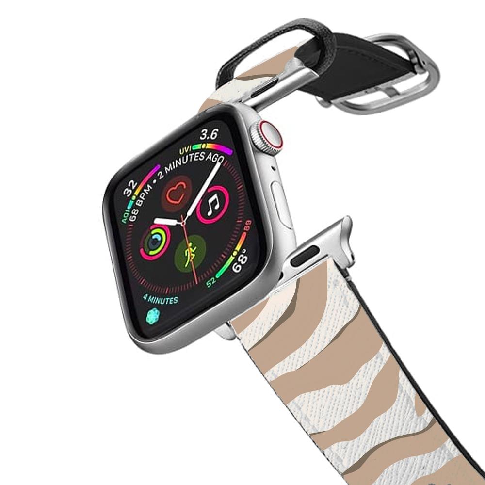 Neutral Tiger Print Apple Watch Strap