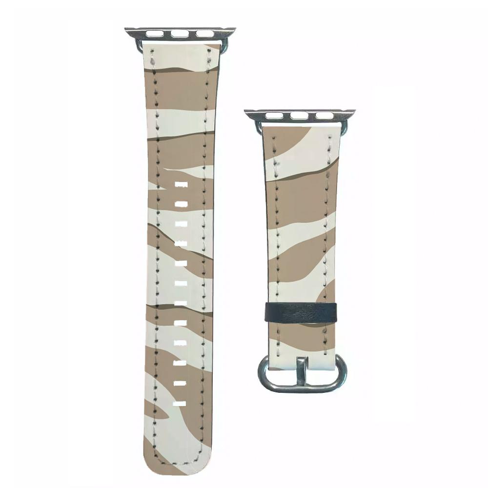Neutral Tiger Print Apple Watch Strap