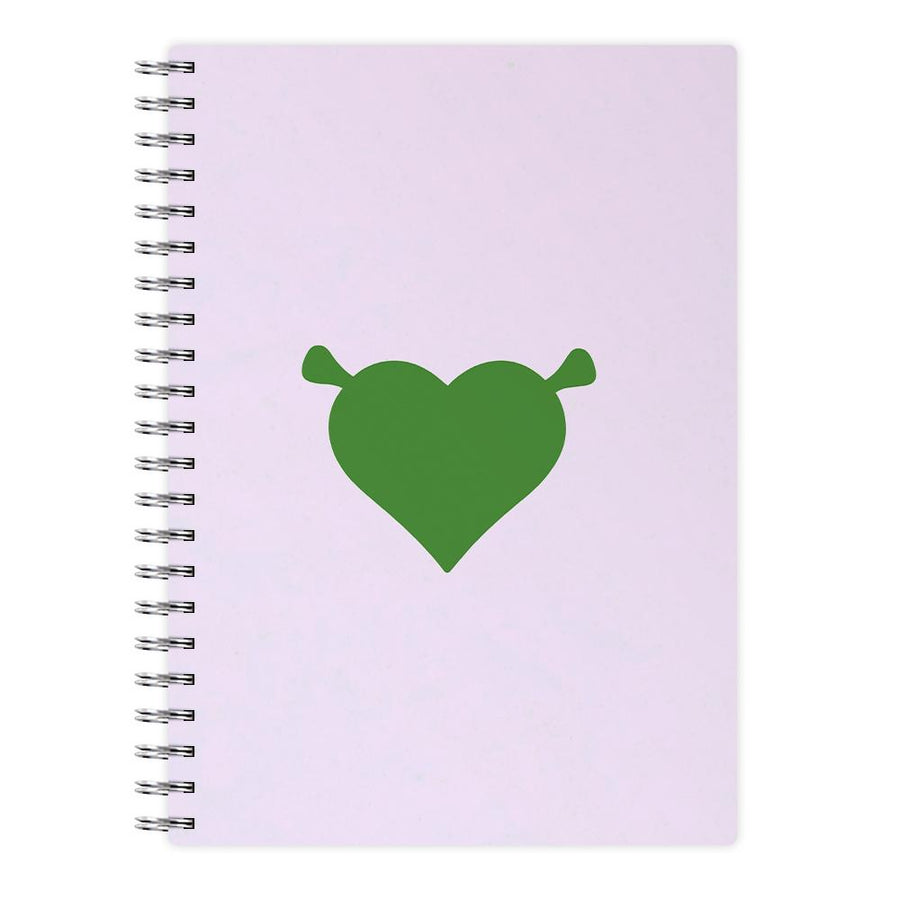 Shrek Heart Notebook