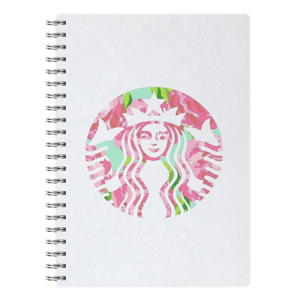 Pink Starbucks Logo Notebook - Fun Cases