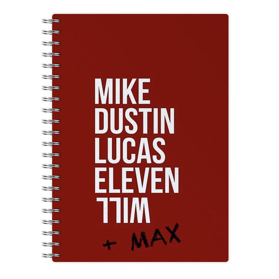 Stranger things + Max Notebook - Fun Cases