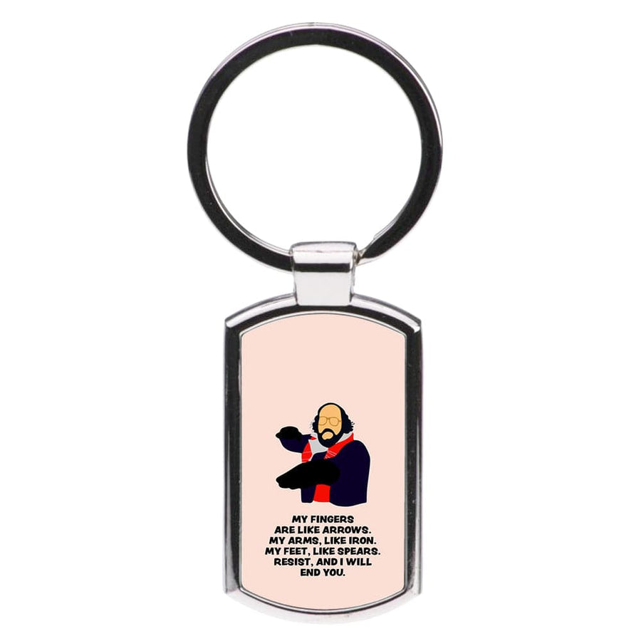 Murray Quote - Stranger Things Luxury Keyring