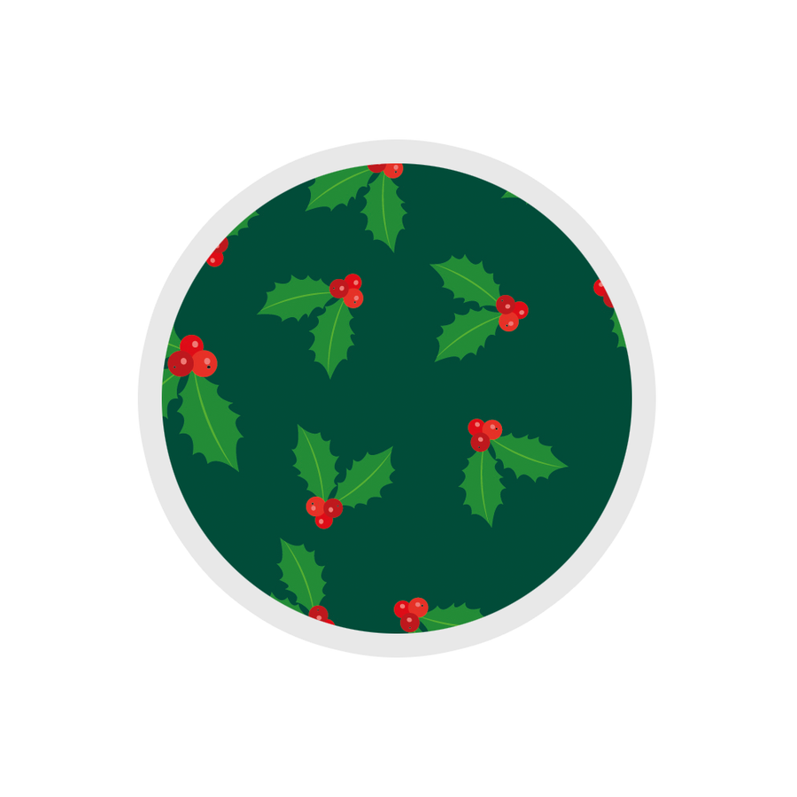 Holly - Christmas Patterns Sticker