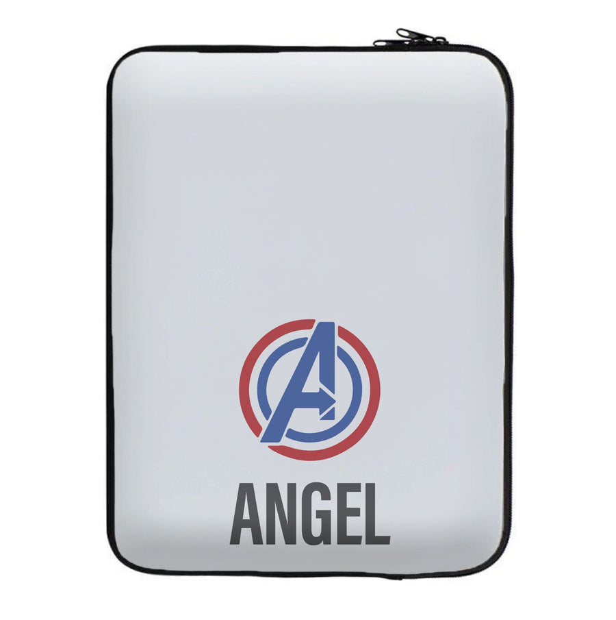 Avengers Symbol - Personalised Marvel Laptop Sleeve