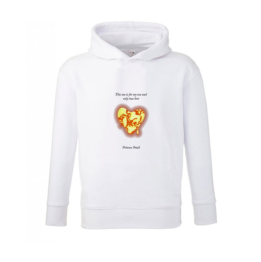 This One Is For My One And Only True Love - The Super Mario Bros Kids Hoodie