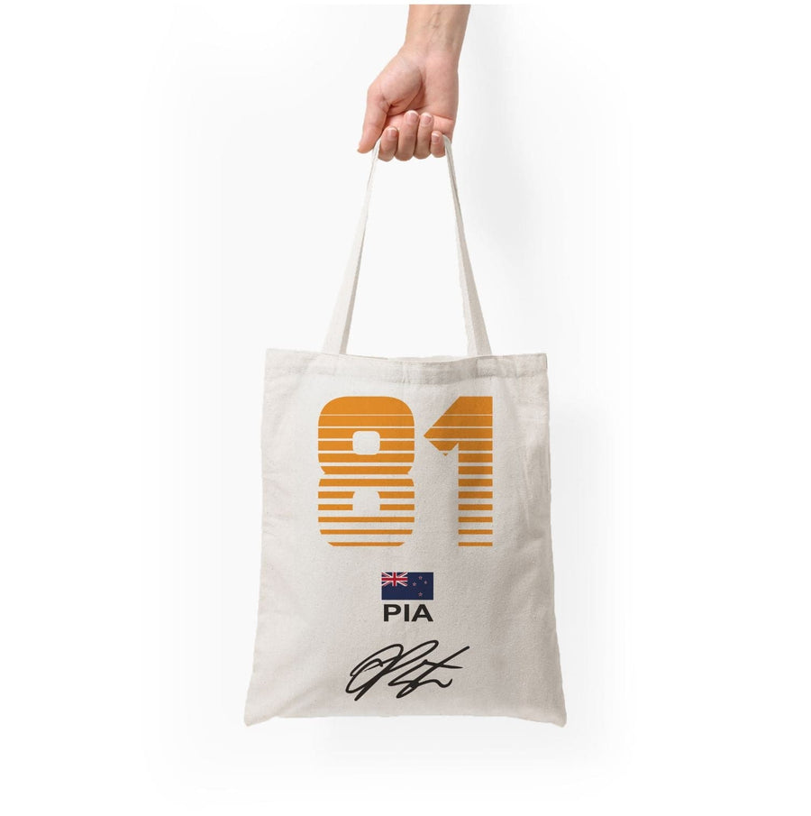 Oscar Piastri - F1 Tote Bag