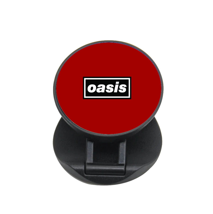 Band Name Red - Oasis FunGrip