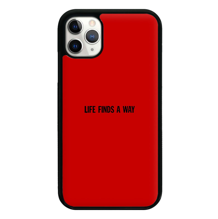 Life finds a way - Jurassic Park Phone Case