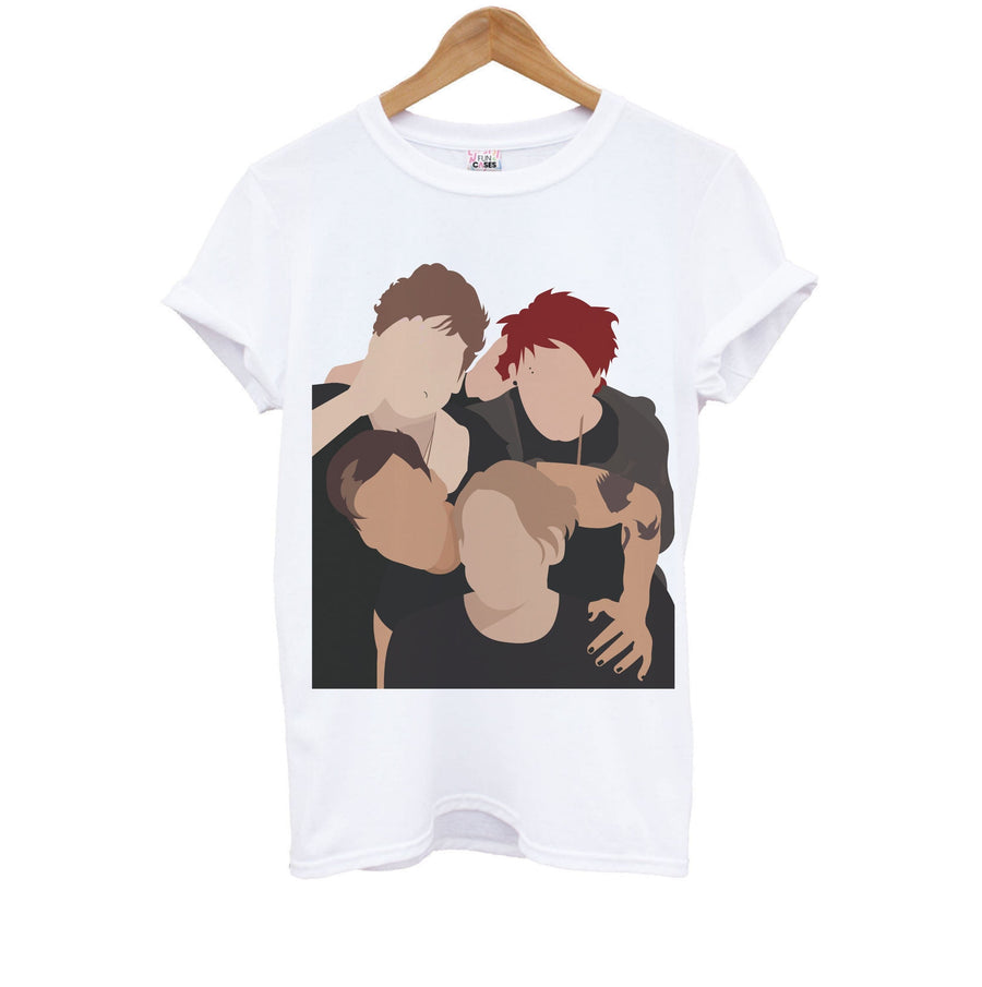 The Band - 5 Seconds Of Summer Kids T-Shirt