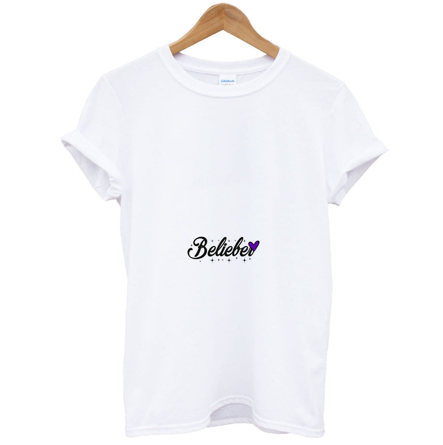 Belieber Signature - Justin Bieber T-Shirt