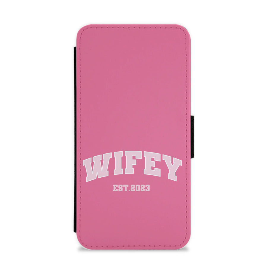 Wifey - Bridal Flip / Wallet Phone Case