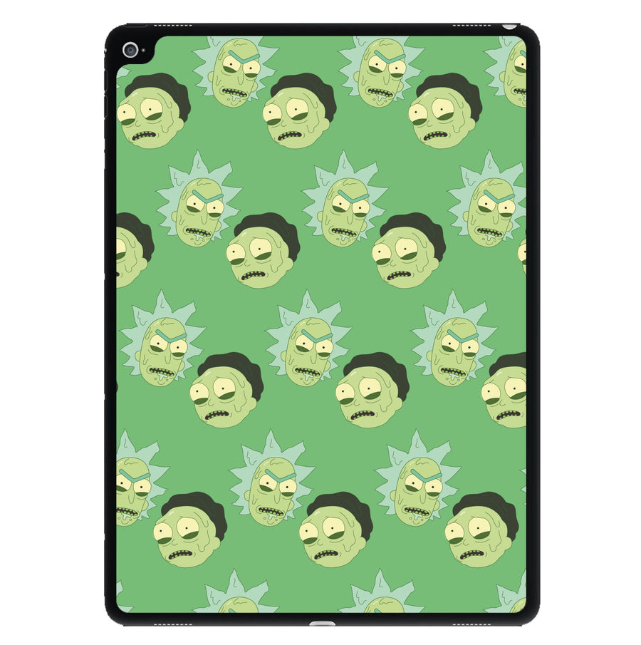 Rick And Morty Pattern iPad Case