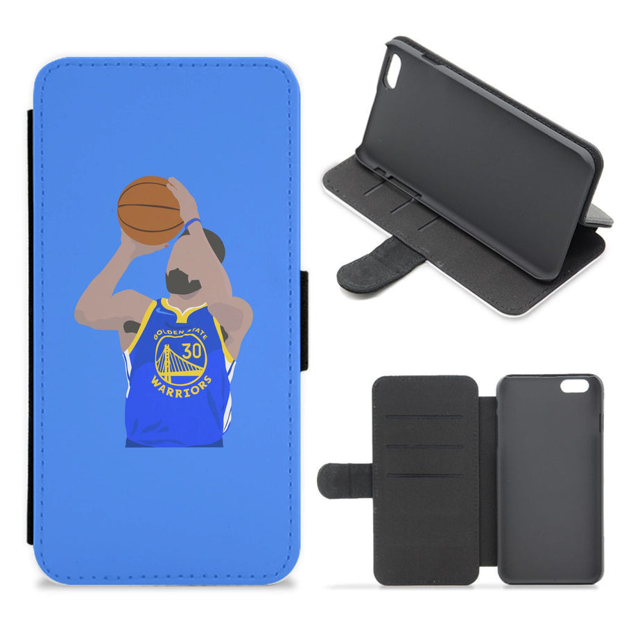 Steph Curry - Basketball Flip / Wallet Phone Case