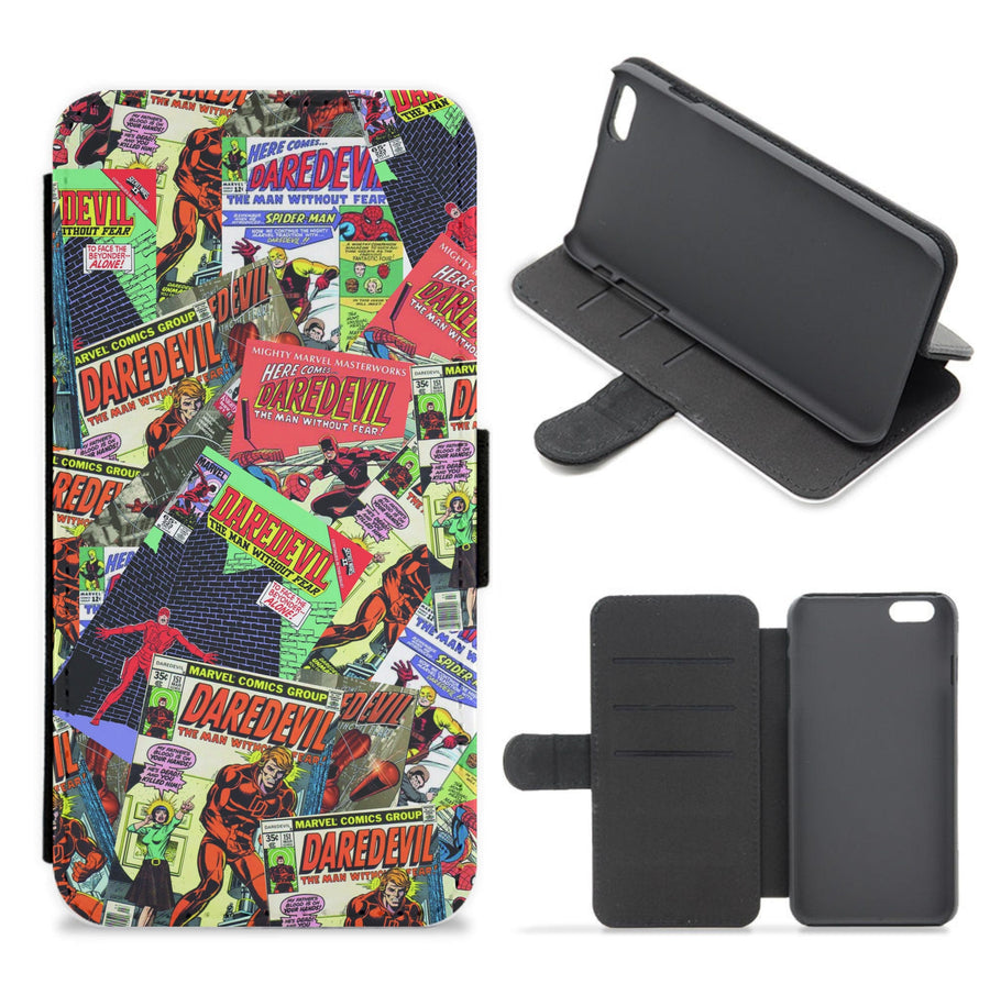 Collage - Daredevil Flip / Wallet Phone Case