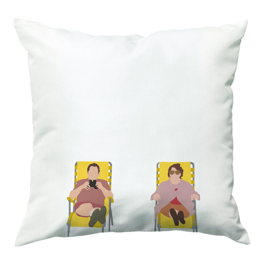 Mo and Mitch - The Watcher Cushion