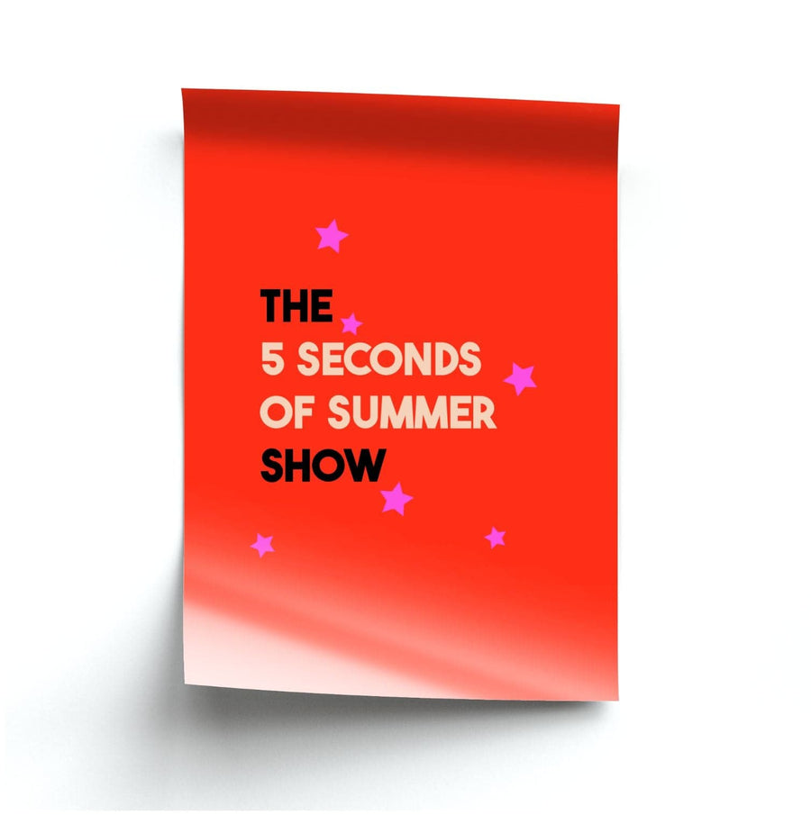 The 5 Seconds Of Summer Show  Poster