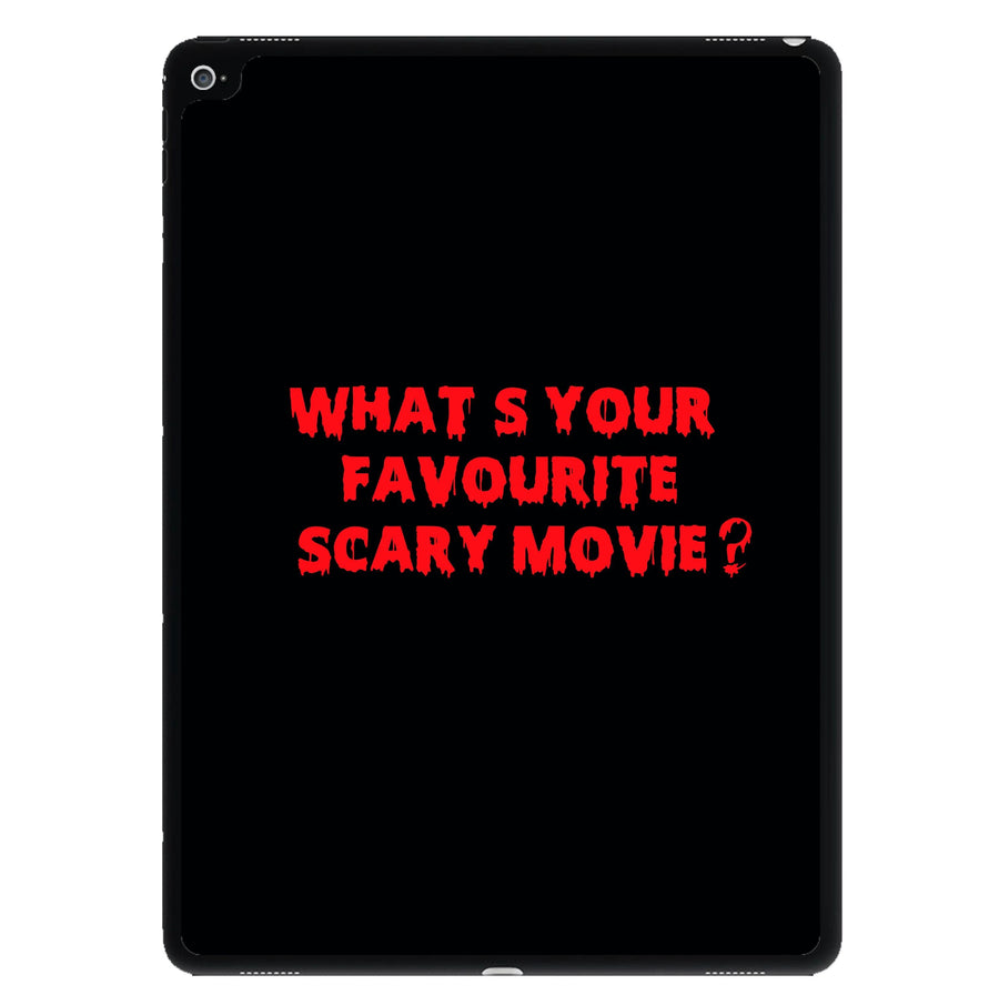 What's Your Favourite Scary Movie - Scream iPad Case