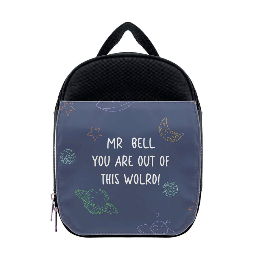 You Are Out Of This World - Personalised Teachers Gift Lunchbox