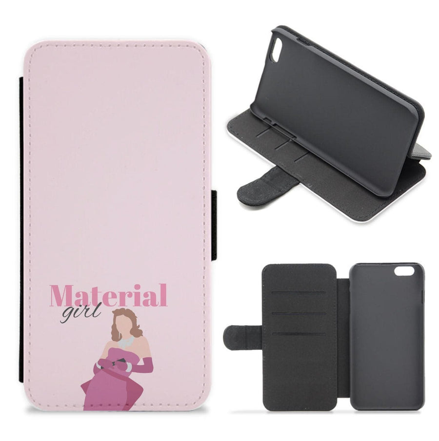 Material Girl - Madonna Flip / Wallet Phone Case