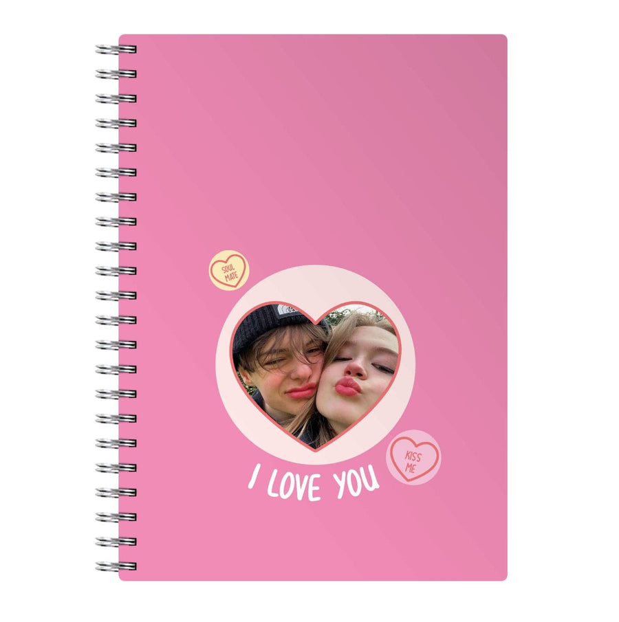 I Love You - Personalised Couples Notebook