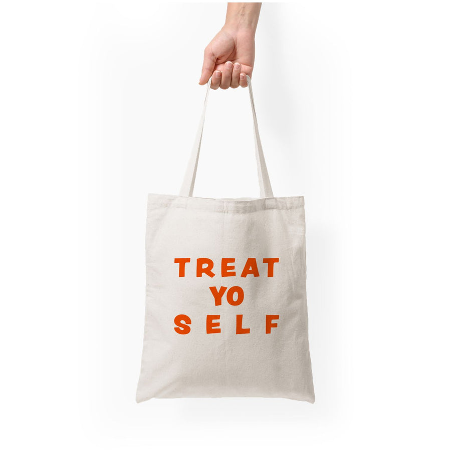 Treat Yo Self Parks And Rec - Halloween Specials Tote Bag