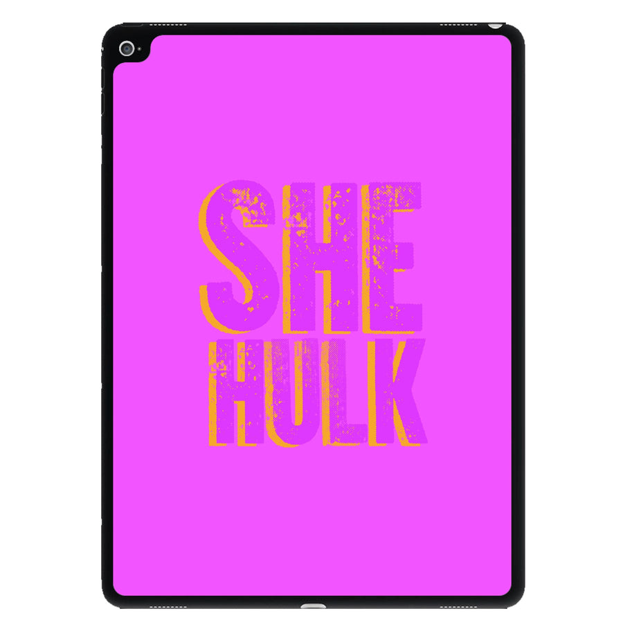 Pink - She Hulk iPad Case