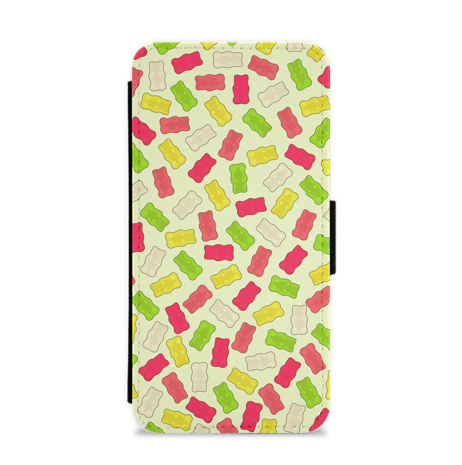 Gummy Bears - Sweets Patterns Flip / Wallet Phone Case