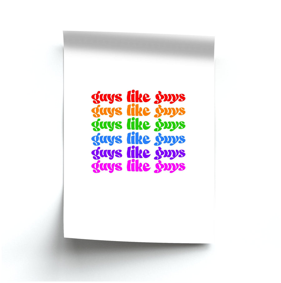 Guys like guys - Pride Poster