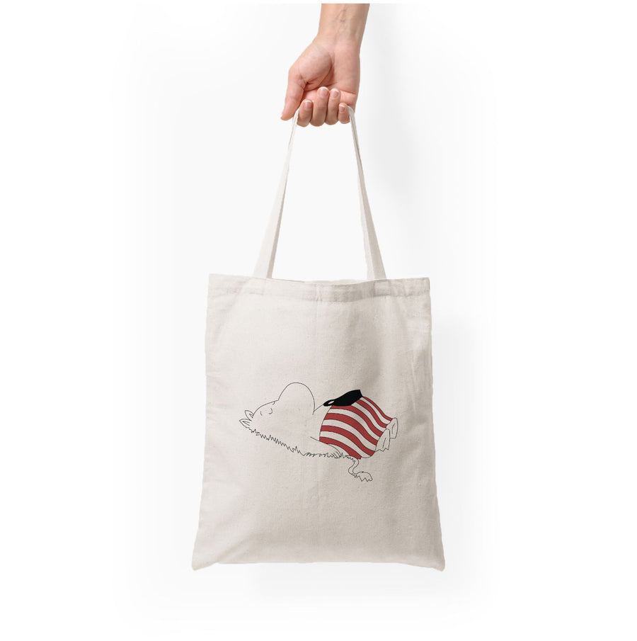 Moomin In Grass Tote Bag