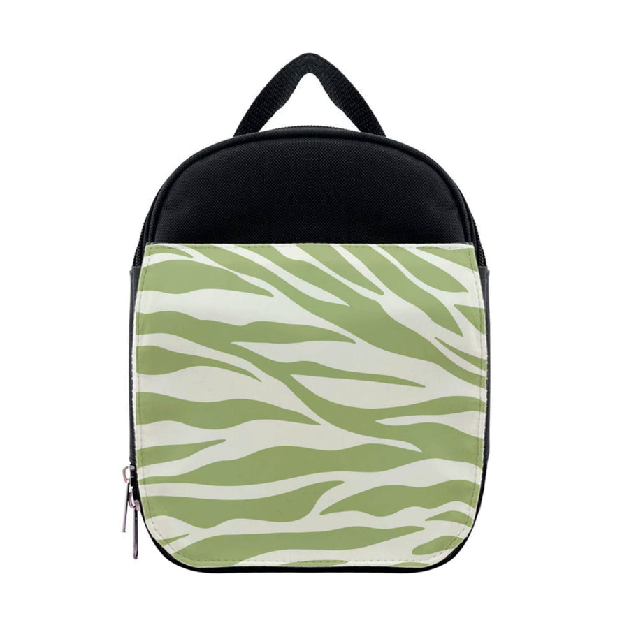 Abstract Green Print Lunchbox