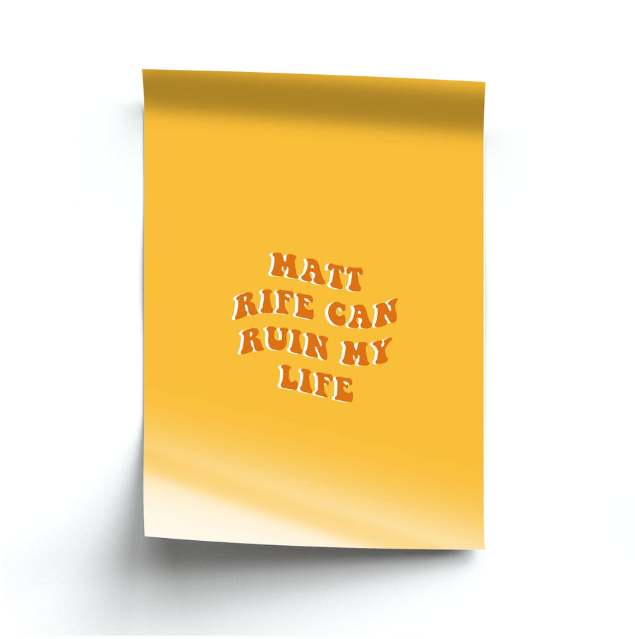 Matt Rife Can Ruin My Life - Matt Rife Poster