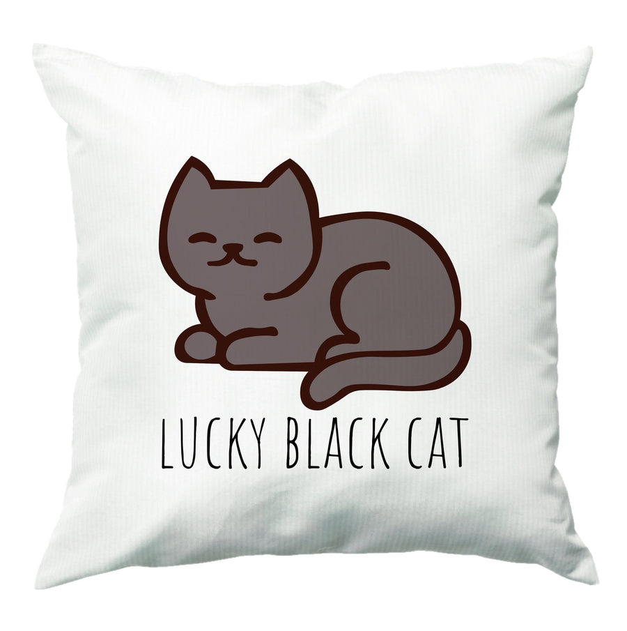 Lucky Black Cat - Cats Cushion