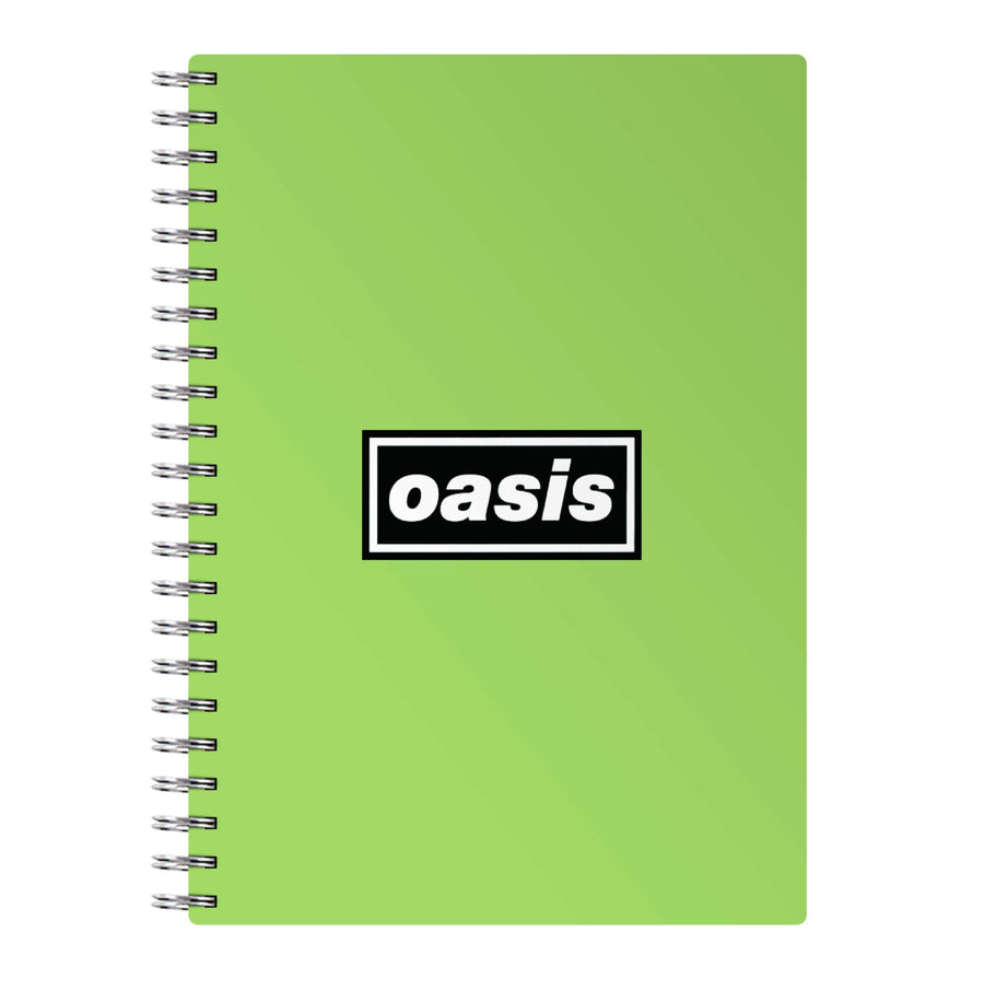 Band Name Green - Oasis Notebook