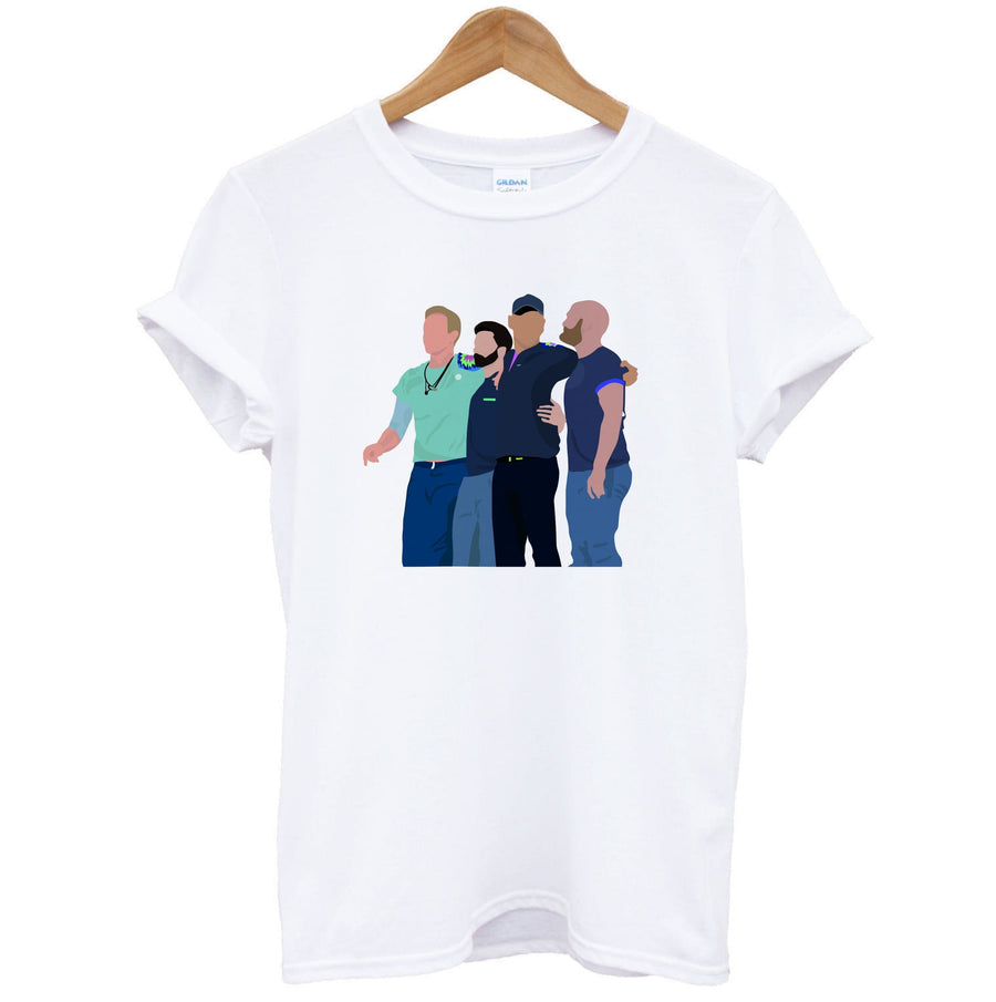 Coldplay Band Blue T-Shirt