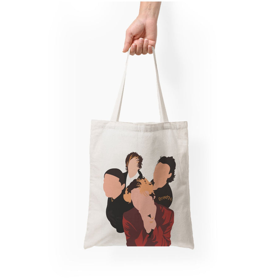 Group Photo - 5 Seconds Of Summer  Tote Bag