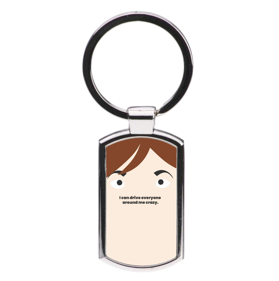 I can drive everyone around me crazy - Kris Jenner Luxury Keyring